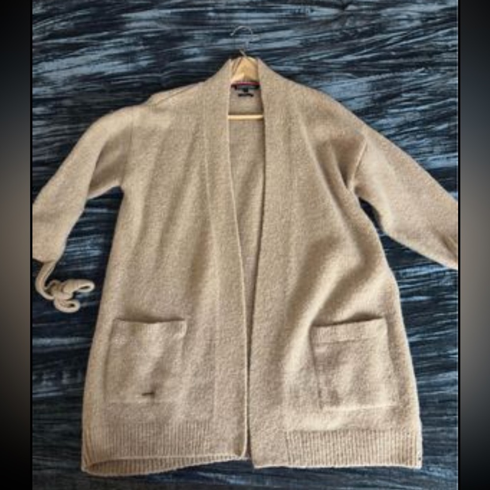 thick cardigan
